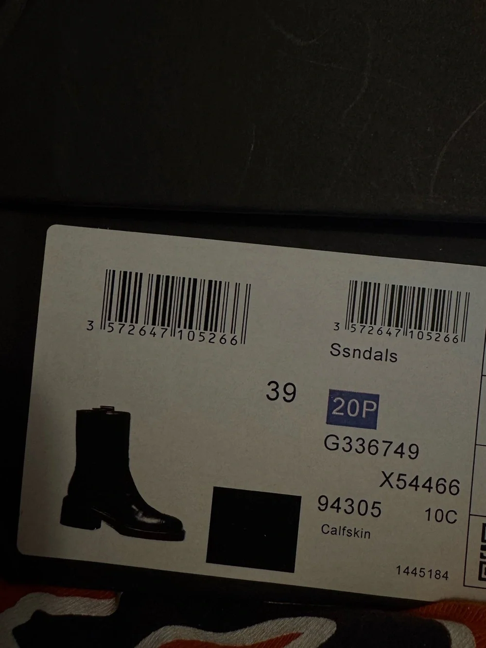 CHANEL Black Leather Lug-Sole Mid-Calf Combat boots